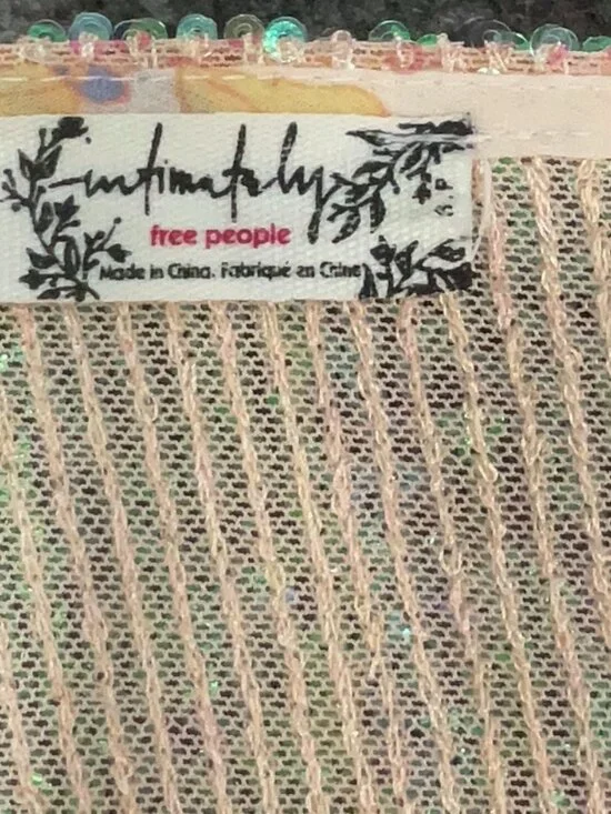 Free People Disco Daydream Sequin Kimono Dress Small | Boho Glam - Picture 14 of 15